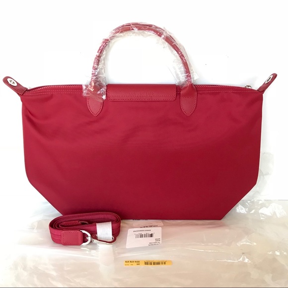 Sold-LONGCHAMP Le Pliage Nylon Satchel / Crossbody - Picture 7 of 8
